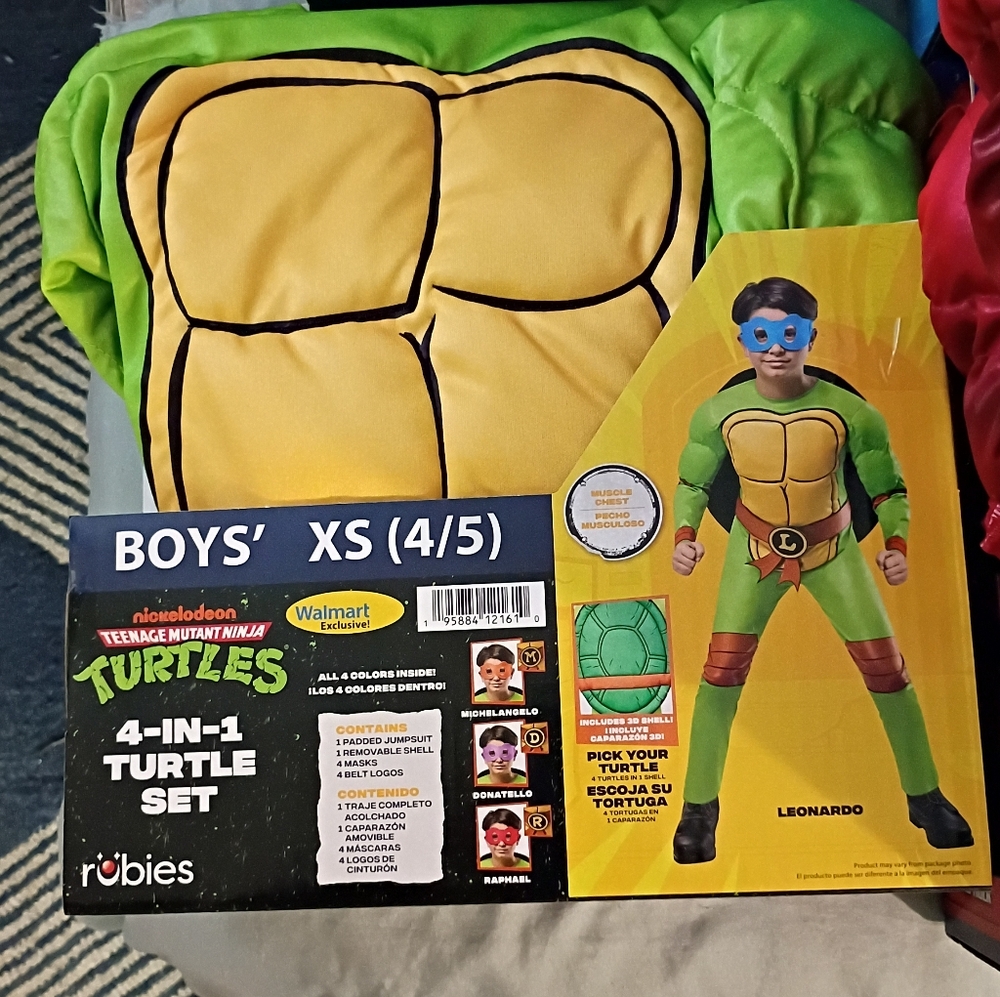 Rubie's TMNT Leonardo Costume Set - Green and Yellow
